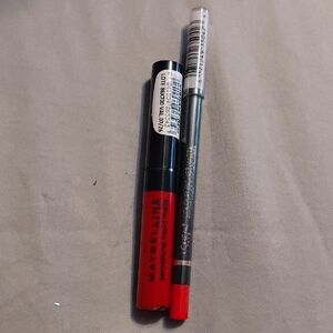 Maybelline Red Lipstick and L'Oreal Gray Eyeliner Set